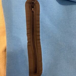 Medium blue nike pro zip up